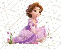 Amethyst Princess Fairy Tale Storybook PNG Clipart Product Image 3