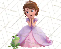 Amethyst Princess Fairy Tale Storybook PNG Clipart Product Image 4