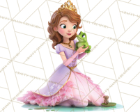 Amethyst Princess Fairy Tale Storybook PNG Clipart Product Image 2