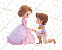Amethyst Princess Fairy Tale Storybook PNG Clipart Product Image 3