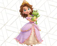 Amethyst Princess Fairy Tale Storybook PNG Clipart Product Image 3