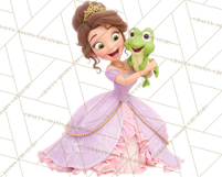 Amethyst Princess Fairy Tale Storybook PNG Clipart Product Image 4