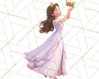 Amethyst Princess Fairy Tale Storybook PNG Clipart Product Image 5