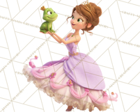 Amethyst Princess Fairy Tale Storybook PNG Clipart Product Image 2