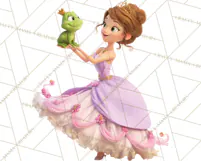 Amethyst Princess Fairy Tale Storybook PNG Clipart Product Image 2