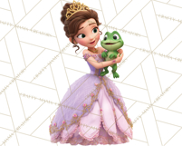 Amethyst Princess Fairy Tale Storybook PNG Clipart Product Image 3