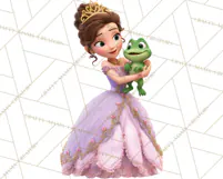 Amethyst Princess Fairy Tale Storybook PNG Clipart Product Image 3