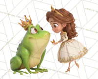 Amethyst Princess Fairy Tale Storybook PNG Clipart Product Image 2