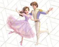 Amethyst Princess Fairy Tale Storybook PNG Clipart Product Image 5
