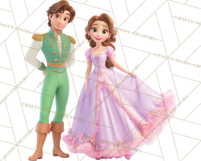 Amethyst Princess Fairy Tale Storybook PNG Clipart Product Image 3