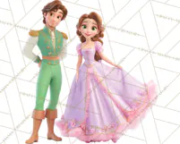 Amethyst Princess Fairy Tale Storybook PNG Clipart Product Image 3