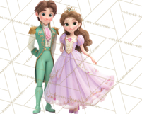 Amethyst Princess Fairy Tale Storybook PNG Clipart Product Image 4