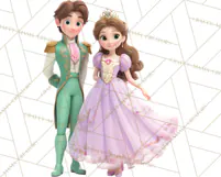 Amethyst Princess Fairy Tale Storybook PNG Clipart Product Image 4