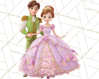 Amethyst Princess Fairy Tale Storybook PNG Clipart Product Image 5