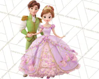 Amethyst Princess Fairy Tale Storybook PNG Clipart Product Image 5