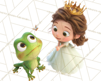 Amethyst Princess Fairy Tale Storybook PNG Clipart Product Image 5