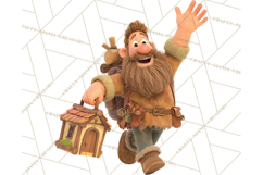 Crimson Cloak Fairy Tale Storybook PNG Clipart Product Image 3