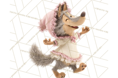 Crimson Cloak Fairy Tale Storybook PNG Clipart Product Image 2