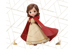 Crimson Cloak Fairy Tale Storybook PNG Clipart Product Image 3
