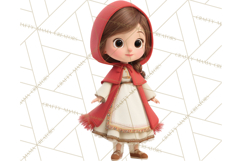 Crimson Cloak Fairy Tale Storybook PNG Clipart Product Image 3