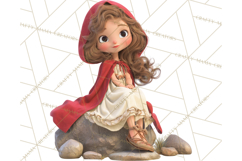 Crimson Cloak Fairy Tale Storybook PNG Clipart Product Image 4