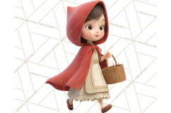 Crimson Cloak Fairy Tale Storybook PNG Clipart Product Image 5