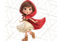 Crimson Cloak Fairy Tale Storybook PNG Clipart Product Image 2