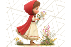 Crimson Cloak Fairy Tale Storybook PNG Clipart Product Image 2