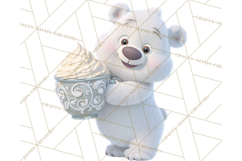 Christmas Characters in Mugs PNG Clipart Product Image 2