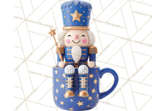 Christmas Characters in Mugs PNG Clipart Product Image 4