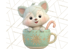 Christmas Characters in Mugs PNG Clipart Product Image 5