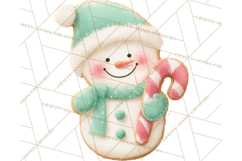 Gingerbread Village Gouache PNG Clipart Product Image 5