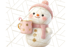 Christmas Characters in Mugs PNG Clipart Product Image 5