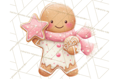 Gingerbread Village Gouache PNG Clipart Product Image 5