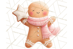 Gingerbread Village Gouache PNG Clipart Product Image 3