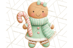 Gingerbread Village Gouache PNG Clipart Product Image 4