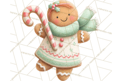 Gingerbread Village Gouache PNG Clipart Product Image 2