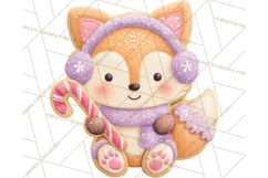 Gingerbread Village Gouache PNG Clipart Product Image 2