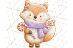 Gingerbread Village Gouache PNG Clipart Product Image 4