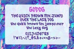 Godog - Urban Graffiti Display Font Product Image 2