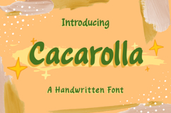 Cacarolla - Handwritten Script Font Product Image 1