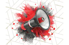 Cheerleader Clipart PNG with Glitter Pom and Color Splash Product Image 4