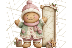 Gingerbread Clipart Christmas Cookie Builders Clip Art PNG Product Image 2