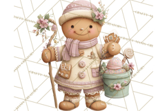 Gingerbread Clipart Christmas Cookie Builders Clip Art PNG Product Image 4
