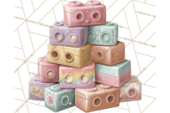 Gingerbread Clipart Christmas Cookie Builders Clip Art PNG Product Image 3