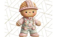 Gingerbread Clipart Christmas Cookie Builders Clip Art PNG Product Image 2