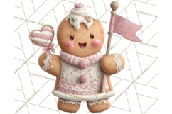 Gingerbread Clipart Christmas Cookie Builders Clip Art PNG Product Image 4