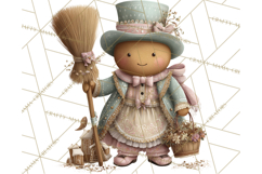 Gingerbread Clipart Christmas Cookie Builders Clip Art PNG Product Image 4