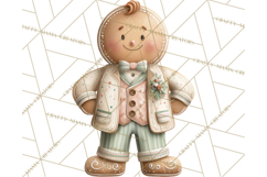 Gingerbread Clipart Christmas Cookie Builders Clip Art PNG Product Image 2