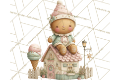 Gingerbread Clipart Christmas Cookie Builders Clip Art PNG Product Image 2